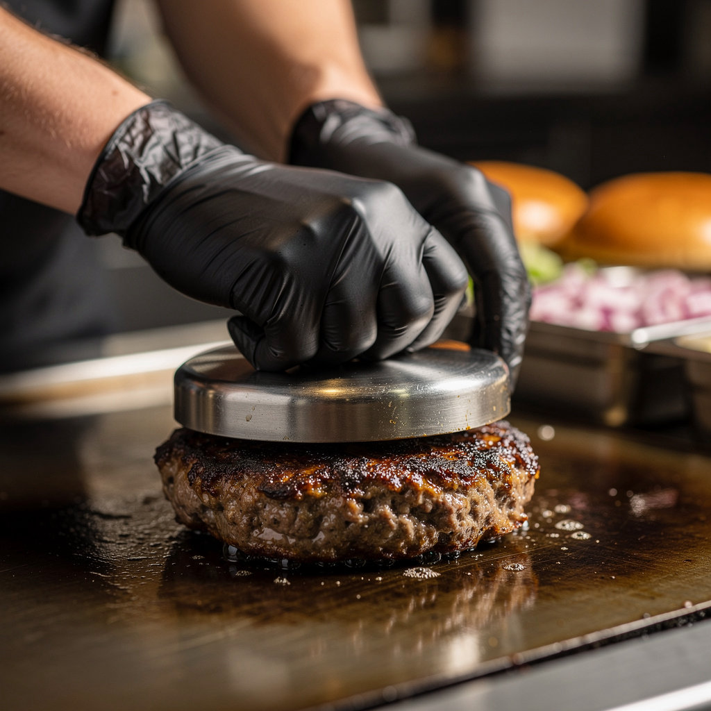 The Smash King professional team and spotless kitchen - Wallasey smash burger restaurant